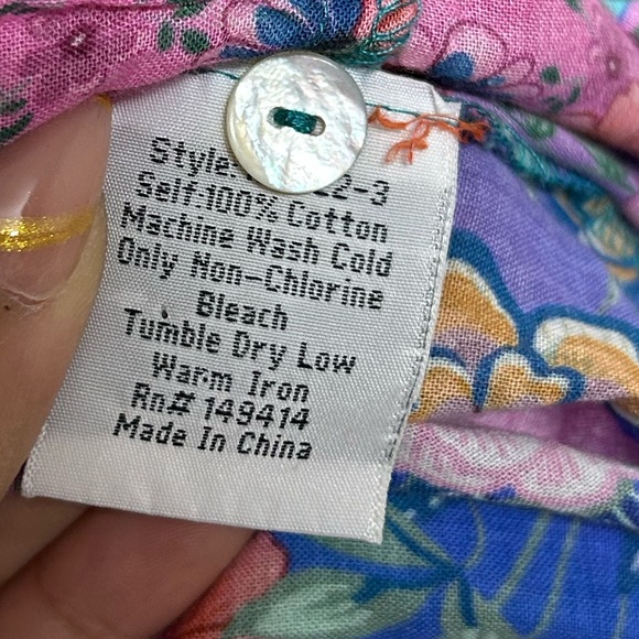 RAINBOW FIELD FITTED SHIRT Size Small - Picture 6 of 6